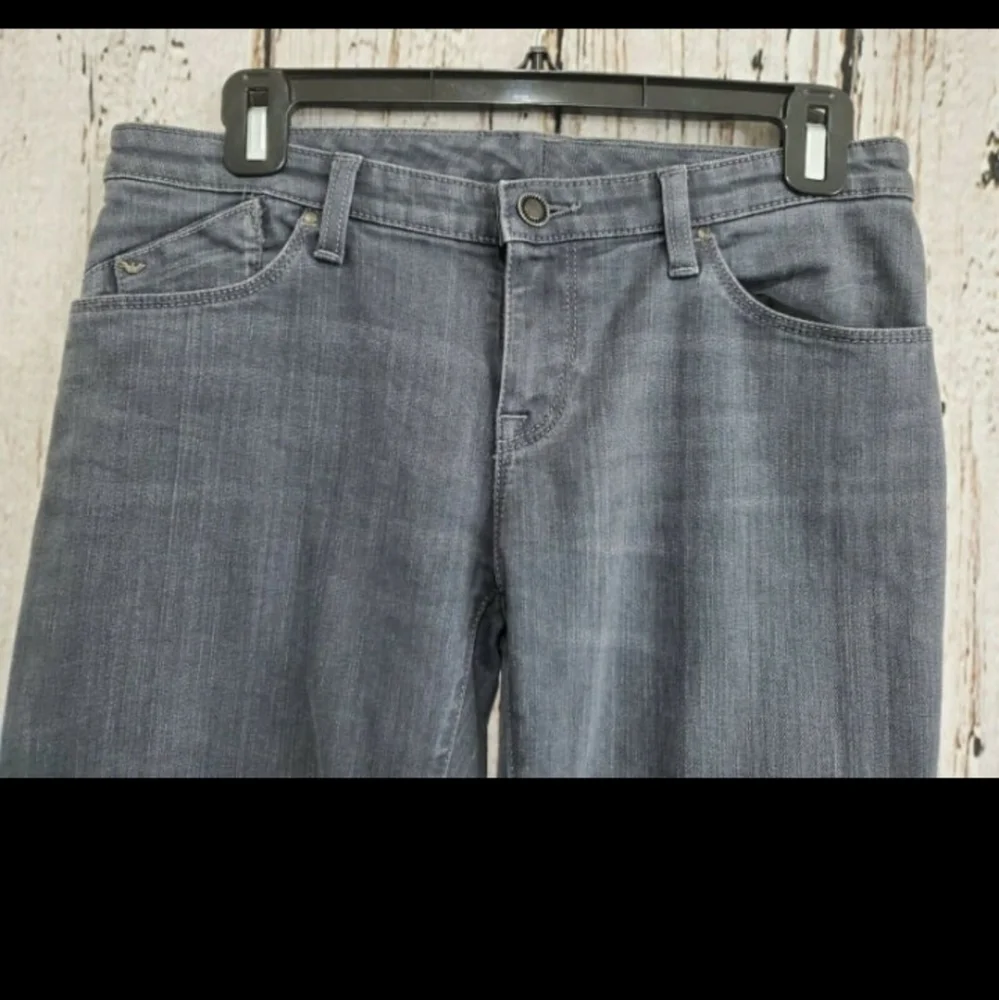 Armani Size 28 Blue Jeans Gray‎ Slim Skinny gray wash denim pants Casual Comfy